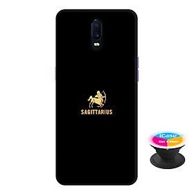 Ốp lưng nhựa dẻo dành cho Oppo R17 in hình Sagitaurius - Tặng Popsocket in logo iCase - Hàng Chính Hãng
