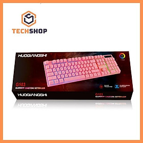 Mua Bàn phím giả cơ Màu hồng G103 có đèn Led RGP dành cho game thủ