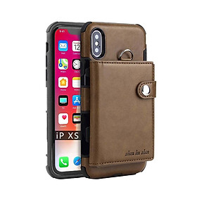 Ốp Lưng Kiêm Ví Da PU Cho Apple iPhone X/iPhone XS