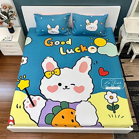 BỘ GA GỐI COTTON HOẠ TIẾT HOẠT HÌNH CHO BÉ DỄ THƯƠNG