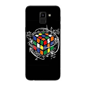 Ốp Lưng in cho Samsung Galaxy J6 2018 mẫu Rubik Toán Học - Hàng Chính Hãng