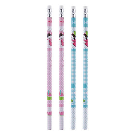 Vỉ 4 Viết Chì Nhất Trường HB0433 - Màu Ngẫu Nhiên