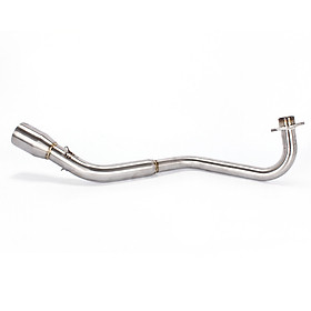 Motorcycle Exhaust Pipe Modified Stainless Steel Roundabout Middle Pipe for HONDA GROM MSX125
