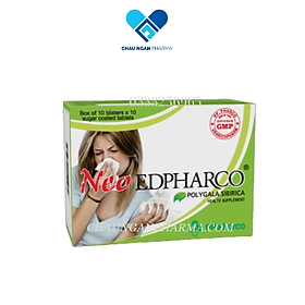 Viên uống Neo Edpharco PP.Pharco có tác dụng hỗ trợ bổ phế, giảm ho