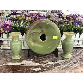 Mua Bộ combo Cặp Lục Bình và Đồng điếu phong thủy đá ngọc Onyx