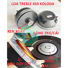 Mua CỦ LOA TREBLE KÈN 450 KOLODA CÔN DẸT MÂM KIM LOẠI - REN XOÁY NẮP NHÔM