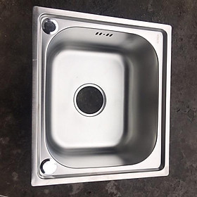 Mua Chậu rửa bát 1 hố kích thước 37*42cm.tặng bộ xả