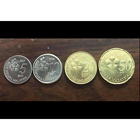 Mua Bộ xu phiên bản mới 4 viên của Malaysia sưu tầm