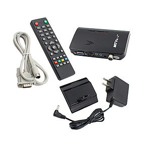 LCD VGA External TV PC BOX Digital Program Receiver Tuner 1080P HDTV Monitor