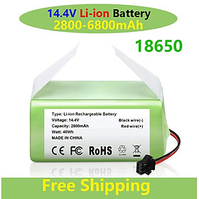 2023 Pin Li-ion 14.4V 6800mAh mới cho Conga 990 1090 Tesvor X500 Ecovacs Deebot N79 N79S DN622 Eufy RoboVac11 11S RoboVac 30 Màu: 14.4V2800mAh