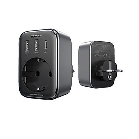 Mua Ugreen UG90613CD314TK 30w 2 cổng USB A và 1 USB-C màu xám 2A1C Sạc điện thoại cắm tường EU tròn - HÀNG CHÍNH HÃNG