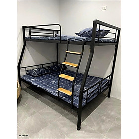 Mua Giường sắt hai tầng giá cực sốc nhiều kích thước màu đen