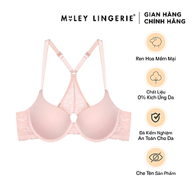 Hình ảnh Áo Ngực Nâng Vừa Lưng Phối Ren Cánh Bướm Miley Lingerie BRM104