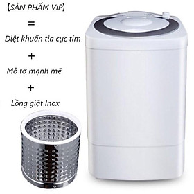 Máy giặt mini bán tự động nhà ít người và đồ em bé giặt tối đa 6,5kg XPB70