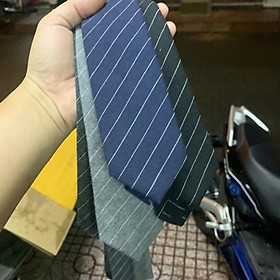 Cà vạt nam chú rể cho mùa đông lạnh miền Bắc bản 6cm vải thô dầy 3 lớp giangpkc