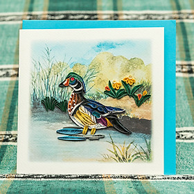 Thiệp Giấy Xoắn Chủ Đề Chim -NCC-B1513