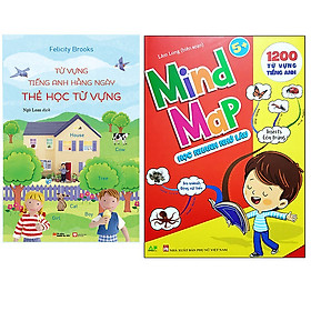 [Download Sách] Combo Mind Map - Sơ Đồ Tư Duy 1200 Từ Vựng Tiếng Anh Cho Bé Với 35 Chủ Đề+Level 1: Thẻ Học Từ Vựng - Từ Vựng Tiếng Anh Hằng Ngày