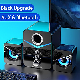 Hệ thống nhà hát tại nhà Caixa de som pc bass subwofer bluetooth loa máy tính loa âm nhạc boombox máy tính xách tay máy tính xách tay Altavoces TV Color: Black Bluetooth Woofer Size/Full-Range Size: 1.5"  Tweeter Size: 1.5