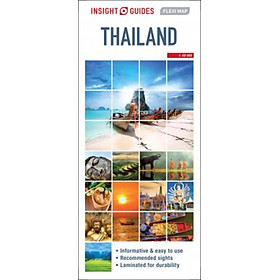 Sách - Insight Guides Flexi Map Thailand by Insight Guides (UK edition, paperback)