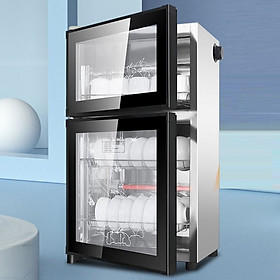Mua Máy sấy chén bát 2 tầng  khử khuẩn bằng tia hồng ngoại - Máy sấy bát gia đình phiên bản mới nhất Có Kèm Ảnh Thật