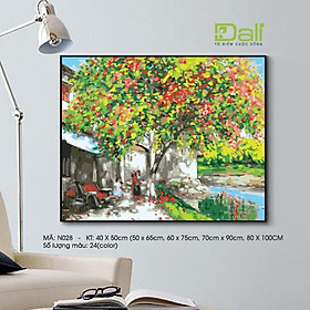 Tranh treo tường tự tô màu số hóa DALI Tranh phong cảnh Việt Nam CVN006