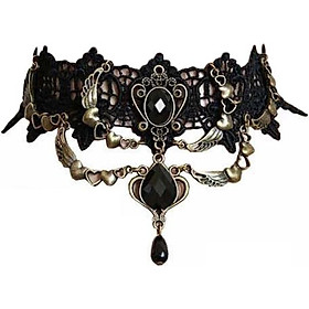Vòng choker trái tim đôi cánh thiên thần