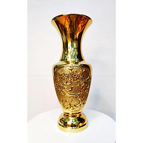 Mua Lọ lục bình đồng thau nguyên chất  lọ hoa lộc bình đồng cao cấp  lọ hoa đồng 26cm