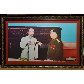 Mua ẢNH GỐC IN DẦU - ĐẠI TƯỚNG VÕ NGUYÊN GIÁP & BÁC HỒ