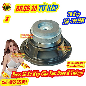 Mua MỘT CỦ LOA BASS 20 TỪ KÉP 120 -100 - LOA BASS RỜI