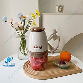 Mua  BH 6 tháng  Máy xay thịt cá 700ml (JAPAN TECHNOLOGY) đa năng 4 lưỡi dao mẫu mới - CAM KẾT NẮP ĐỒNG GIỐNG HÌNH