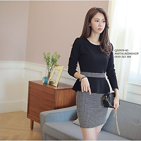 Q301119 ĐẦM PEPLUM CÔNG SỞ THIẾT KẾ