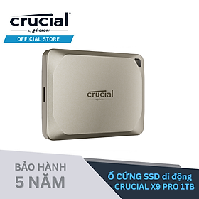 Ổ cứng SSD di động 1TB SSD Crucial X9 Pro cho Mac USB 3.2 Gen-2 2x2 CT1000X9PROMACSSD9B - HÀNG CHÍNH HÃNG