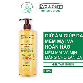 Gel tắm Evoluderm Gel Douche Exaltant Monoï à la Folie 500ml (17318)