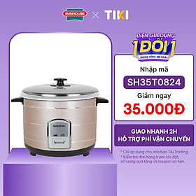 Nồi Cơm Điện Nắp Rời Sunhouse SHD8105 (1.2L) - Hàng chính hãng