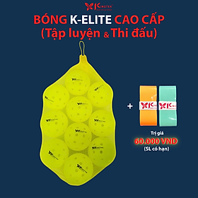 Bóng Pickleball thi đấu và tập luyện cao cấp Kingtek K-Elite (Chứng nhận USAPA) | Combo 10 bóng