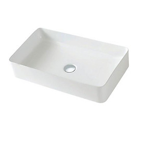 Mua chậu lavabo  chậu rửa mặt đặt bàn sứ trắng  hình chữ nhật  độ bền cao  hàng nhập khẩu Moen BC9903-117