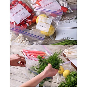 Mua Combo 80 túi zip đựng thực phẩm có khóa Sét 3 Hộp Túi Zip Đựng Thực Phẩm sealed bag nhiều kích cỡ