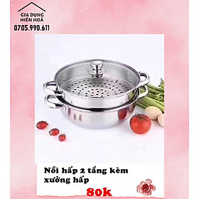 Mua Nồi hấp 2 tầng inox phù hợp với mọi loại bếp