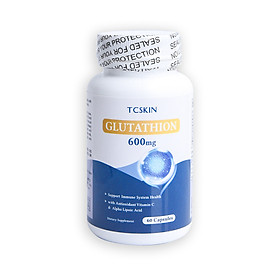 Viên Uống TCSKIN GLUTATHION 600mg Thực Phẩm Bảo Vệ Sức Khỏe