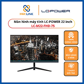 Màn hình máy tính LC-POWER 22 inch LC-M22-FHD-75 Hàng chính hãng