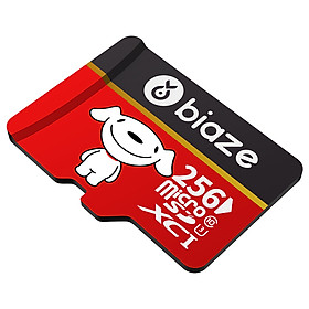 BIAZE 256GB TF (MicroSD) memory card U3 C10 4K reading speed 100MB / s mobile phone TF memory card is widely compatible with high-speed enhanced version - TF256