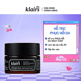 Kem dưỡng da Dear Klairs Midnight Blue Calming Cream 30ml