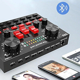 Mua Combo Sound card V8S+ Micro AT808 Cao Cấp sản phẩm card âm thanh nâng cấp  thêm mic thu âm cao cấp