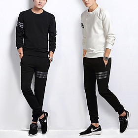 Bộ Quần áo nam thun thể thao 3 vạch mã TT75 đẹp jogger hot trend phong cách hàn quốc chất vải mềm mại