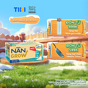 Thùng sữa bột pha sẵn Nestlé NANGROW 6(4x180ml) sữa mát công thức từ Thụy Sĩ với 100% Canxi giúp bé cao lớn vượt trội dành cho bé từ 1 tuổi