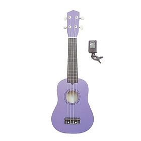 Đàn Ukulele Soprano Woim 35A15 tặng kèm máy lên dây điện tử