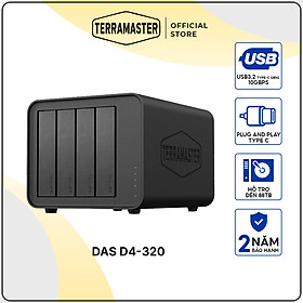 Mua Thiết bị lưu trữ DAS TerraMaster D4-320 4-bay Hàng chính hãng