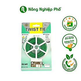 Hình ảnh Review Cuộn dây buộc bằng thép bọc nhựa 50m