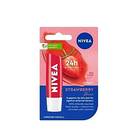 Son Dưỡng NIVEA Strawberry Shine Sắc Đỏ Dâu Tây (4.8 g) - 85083