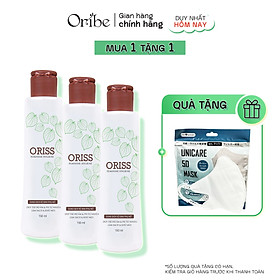 Combo 3 Dung Dịch Vệ Sinh Phụ Nữ Oriss Trầu Không Dịu Nhẹ Hỗ Trợ Khử Mùi, Không Gây Khô Rát 150ml